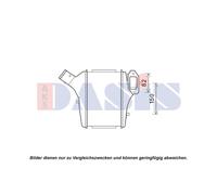 Intercooler Aile Soudée Compatible Pour Honda CR-V IV RM RE 150x254x62