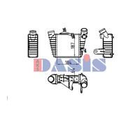 Intercooler Ailettes Soudé pour VW Polo 9N_ Fox 5Z1 5Z3 9A4 6Y5
