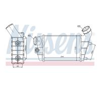 Intercooler Air Coolé Aluminium Pour Alfa Romeo 147 937 937_ GT
