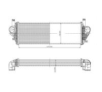 Intercooler Air Coolé Compatible Pour Jeep Grand Cherokee IV WK WK2 Van