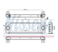 Intercooler Air Cooled Aluminium Compatible Pour Ford Transit Bus FD_ _ FB_ FS_