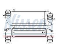 Intercooler Air Cooled Aluminium Compatible Pour Hyundai Santa Fé II CM