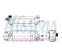 Intercooler Air Cooled Aluminium Compatible Pour Lancia Ypsilon 312
