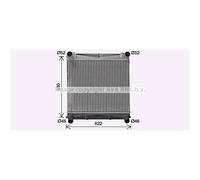 Intercooler Air Cooled Aluminium Compatible Pour Land Rover Range LM LS