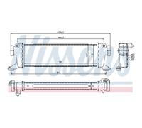 Intercooler Air Cooled Aluminium Pour Mercedes-Benz A-Class Vaneo
