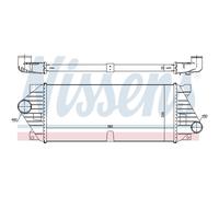 Intercooler Air Cooled Aluminium Pour Mercedes-Benz M-Class W163