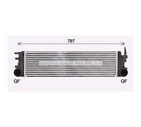 Intercooler Air Cooled Aluminium Pour Mercedes-Benz V-Class Vito Tourer