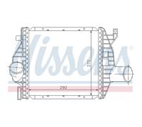 Intercooler Air Cooled Aluminium Pour Mercedes-Benz Vito Fourgon V-Class
