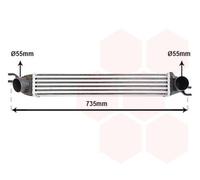 Intercooler Air Cooled Aluminium Pour MINI Mini Roadster R59 R56 R50 R53