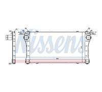 Intercooler Air Cooled Aluminium Pour Toyota Auris Corolla Berline