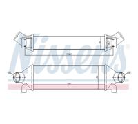 Intercooler Air Refroidi En Aluminium Pour Ford Transit Plateau Châssis