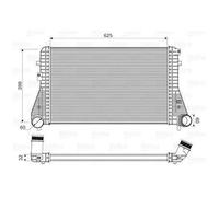 Intercooler, échangeur Audi tt - VALEO - 818339