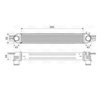 VALEO 818545 Intercooler