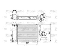 Intercooler, échangeur Dacia dokker - VALEO - 818622