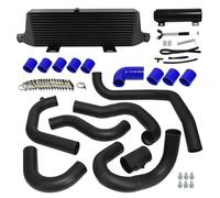 Intercooler échangeur Kit Montage Avant Avec Barre Plaque Aluminium Pour Refroidisseur Intermédiaire Pour Subaru Pour Impreza Pour WRX/STI Ej20 Ej25 BK/BL/RD V2 2002 - 2007