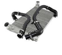 Intercooler échangeur Kit Refroidisseur Intermédiaire 70MM + Tuyau Charge Pour A3/S3 Pour GTI MK7 Pour Golf R Pour Skoda Seat 1.8T 2.0T Pour TSI Silver