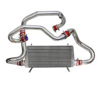 Intercooler échangeur Kit Refroidisseur Intermédiaire Avant Performant Pour Subaru Pour Impreza Pour WRX STI GC EJ20 Turbo 2.0L 1996 - 2000(Red)