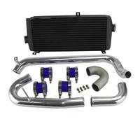 Intercooler échangeur Kit Refroidisseur Intermédiaire Pour Mitsubishi Pour Lancer EVO 1/2/3/II/I 4G63 Turbo 1992 1993 1994 1995(BKBL)