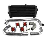 Intercooler échangeur Kit Refroidisseur Intermédiaire Pour Mitsubishi Pour Lancer EVO 1/2/3/II/I 4G63 Turbo 1992 1993 1994 1995(BKRD)