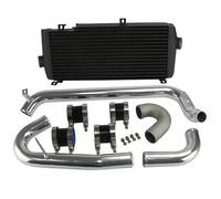 Intercooler échangeur Kit Refroidisseur Intermédiaire Pour Mitsubishi Pour Lancer EVO 1/2/3/II/I 4G63 Turbo 1992 1993 1994 1995(BKBK)