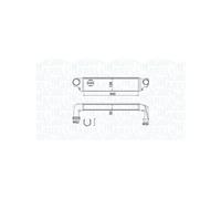 Intercooler, échangeur MAGNETI MARELLI 351319204590