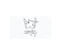 Intercooler, échangeur MAGNETI MARELLI 351319204750