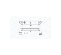 Intercooler, échangeur MAGNETI MARELLI 351319204890