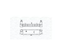 Intercooler, échangeur MAGNETI MARELLI 351319204900