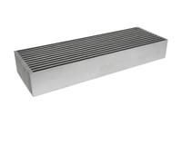 Intercooler échangeur Noyau Refroidisseur Intermédiaire D'air Barre Plaque Course Universelles 24x8x3,5 Pouces 610x203x89mm