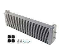 Intercooler échangeur Pour BMW Pour M5 Pour M6 F90 F10 S63 2012-2020 M850i V8 4.4L Moteur Barre Mise À Niveau Aluminium Plaque Refroidisseur D'huile Convient(Argent)