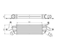 Intercooler, échangeur psa c crosser 4007 - VALEO - 818370