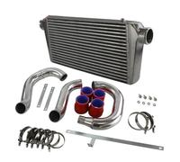 Intercooler échangeur Refroidisseur Intermédiaire Avant Compétition Avec Kit Tuyaux Pour Mitsubishi Pour Lancer Evolution IV V VI 4G63 2.0L Turbo 1996 - 2000