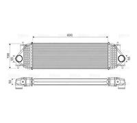 Intercooler, échangeur Suzuki grand vitara - VALEO - 818662