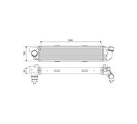 Intercooler, échangeur VALEO 818299