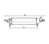Intercooler En Aluminium Soude Pour Nissan Qashqai +2 I