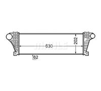 Intercooler MAHLE CI 132 000S