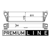 MAHLE ORIGINAL CI 150 000P Intercooler