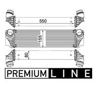 Intercooler MAHLE CI 183 000P