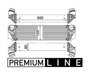 Intercooler MAHLE CI 183 000P
