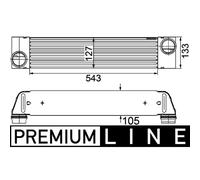 MAHLE ORIGINAL CI 193 000P Intercooler
