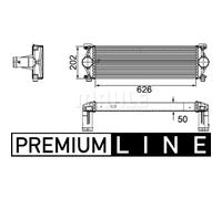 Intercooler MAHLE CI 254 000P