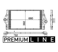 Intercooler MAHLE CI 59 000P