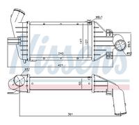 NISSENS 96863 Intercooler