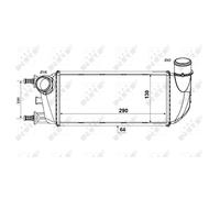 Intercooler NRF Pour Fiat 500 C 312