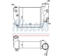 Intercooler On Refroidit L'Air Aluminium Convient pour Audi A6 Toute 4FH C6