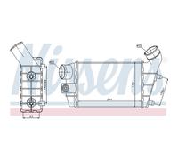 Intercooler On Refroidit L'Air Aluminium pour Alfa Romeo 147 937 937 _ Gt