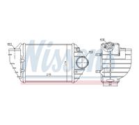 Intercooler On Refroidit L'Air Aluminium pour Audi A4 avant De 8D5 B5 8D2
