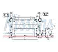Intercooler On Refroidit L'Air Aluminium pour Ford Tourneo Connectez de Transit