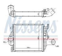 Intercooler On Refroidit L'Air Aluminium pour Mercedes-Benz Classe V Vito Bus