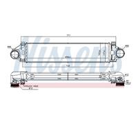 Intercooler On Refroidit L'Air Aluminium pour Volvo XC60 156 V60 155 157 134